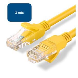 Cable de red UTP Cat 5e Amarillo modelo NW103 3mts Ugreen